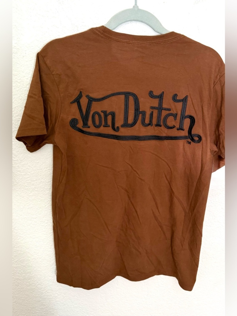Von Dutch Embroidered Logo T Shirt Size Small Men’s